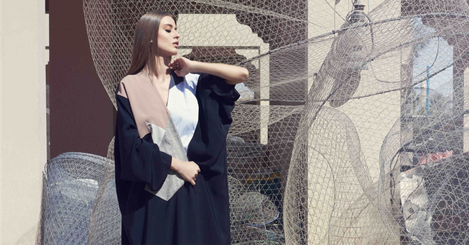 أحدث عبايات هال 2015 بدرجات حيادية أنيقة