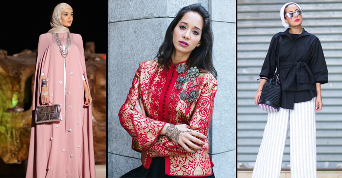 أولى الإطلالات المحتشمة للفاشينيستا في رمضان