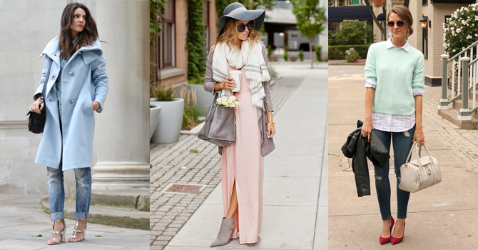 اعتمدي درجات الباستيل إلي إطلالتك في الخريف