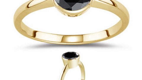 خواتم من الماس الأسود