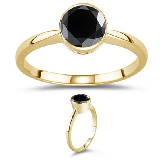 خواتم من الماس الأسود