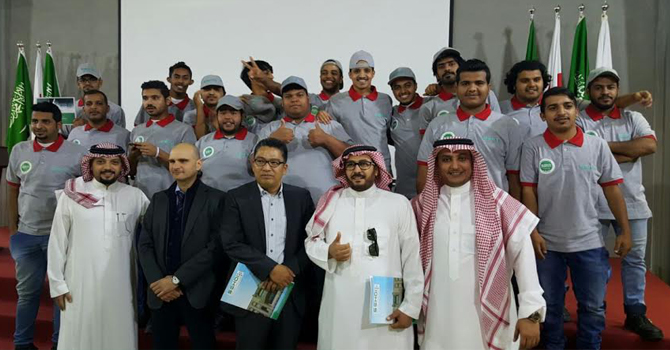 شركة دايكن لتكييف الهواء العربية السعودية تحتفل بأول دفعة من طلابها خريجي برنامج منظومة هدف الداعمة لتوظيف الخريجين السعوديين