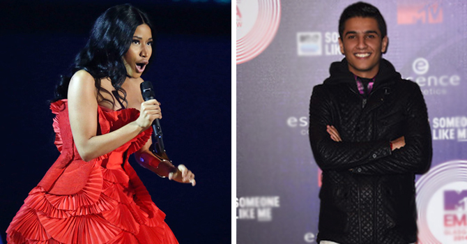 نيكي ميناج ومحمد عساف نجوم حفل ال EMA 2014