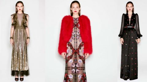 أرقي فساتين سهرة من ألكسندر ماكوين ما قبل خريف 2016