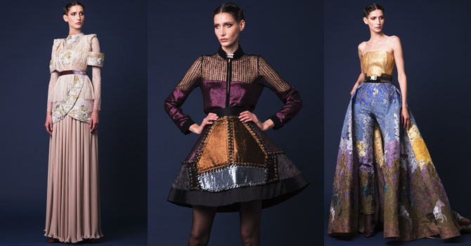 حصري حواء لايف : أزياء حسين بظاظا شتاء 2016 تروي قصة الحياة الأبدية