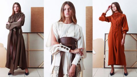 مشد الخصر أيقونة مجموعة أمل الملا في الخريف القادم