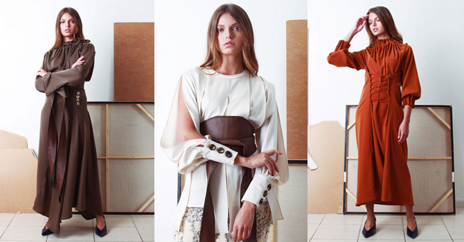 مشد الخصر أيقونة مجموعة أمل الملا في الخريف القادم