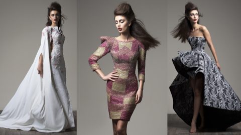 فساتين سعيد قبيسي خريف وشتاء 2015 2016  لكل امرأة