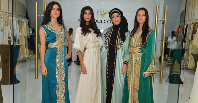 قفاطين المصممة ليلي عمراوي شتاء 2016 لسهرة رأس السنة