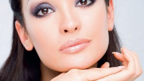ظلال جفون أزرق لشتاء 2015