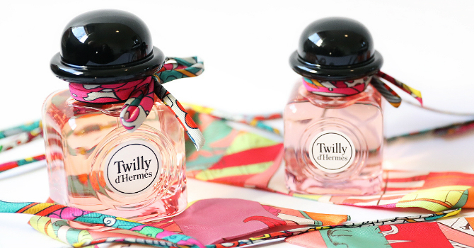 أوشحة من المرح تُغلف عطر هيرمس الجديد Twilly dHermès