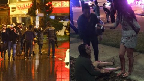 بالصور: تفجير ملهى ليلي بتركيا على يد بابا نويل المزيف