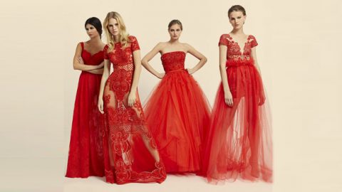 الفساتين الحمراء تبرز أنوثتك في ربيع 2015