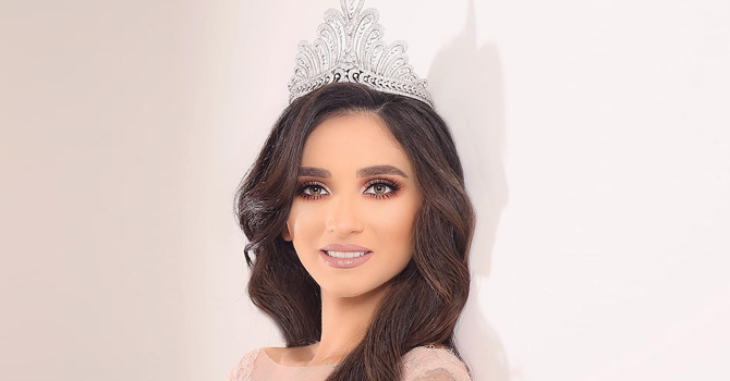 ملكة جمال لبنان تُلهمكِ مكياج خطبتك الناعم