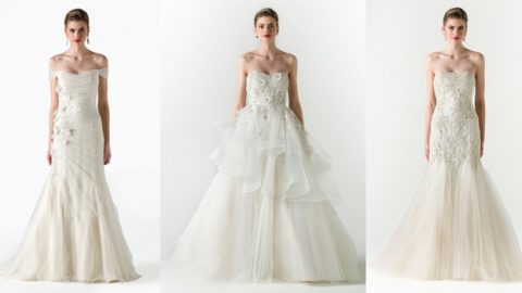 فساتين زفاف آن بارج ربيع 2015 لإطلالة كلاسيكية