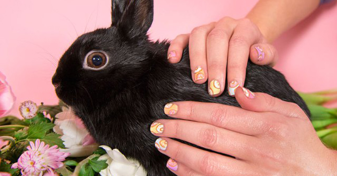 رسمات طلاء أظافر ربيع 2015 من وحي الأرانب البرية