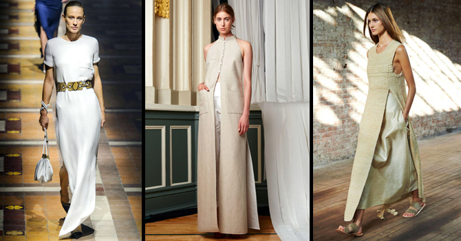 ارتدى أزيائكِ الطويلة من وحي عروض ربيع 2015