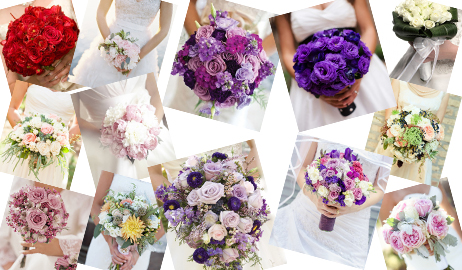 أجمل باقات الورود الملائمة لفستان زفافك