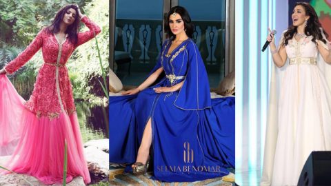 أرقي قفاطين نجمات العرب بتوقيع المغربية سلمي بن عمر