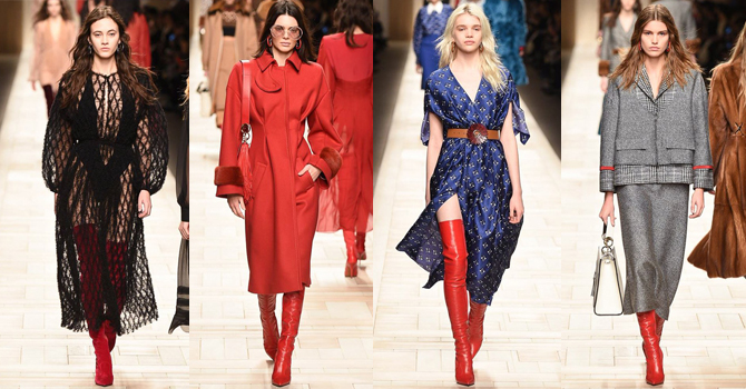 امرأة فندي تستعيد أناقتها من الماضي بأسبوع ميلانو شتاء 2018