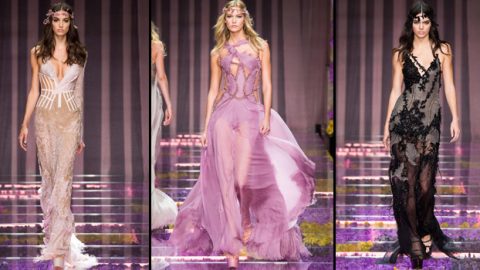 فساتين فيرساتشي هوت كوتور شتاء 2016 لم تراها من قبل