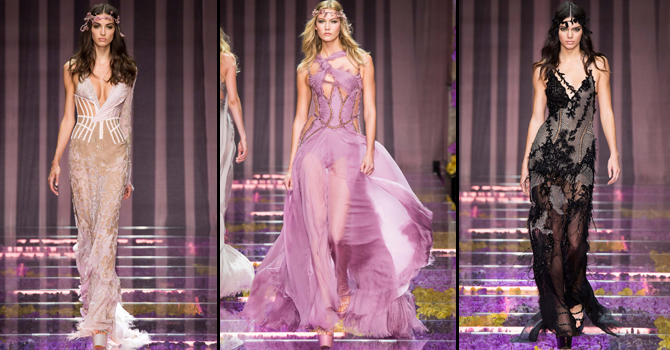 فساتين فيرساتشي هوت كوتور شتاء 2016 لم تراها من قبل