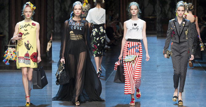 أسبوع ميلانو ربيع 2016 : دولتشي أند غابانا تسافر إلى الشواطئ الإيطالية