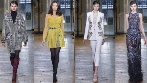 امرأة زهير مراد بأزياء الستينيات في أسبوع باريس شتاء 2018