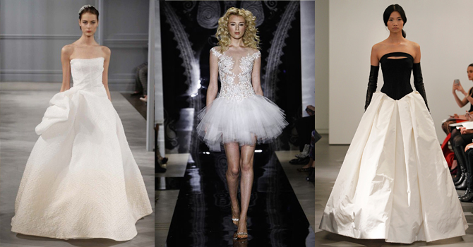 موضة فساتين زفاف ربيع 2014