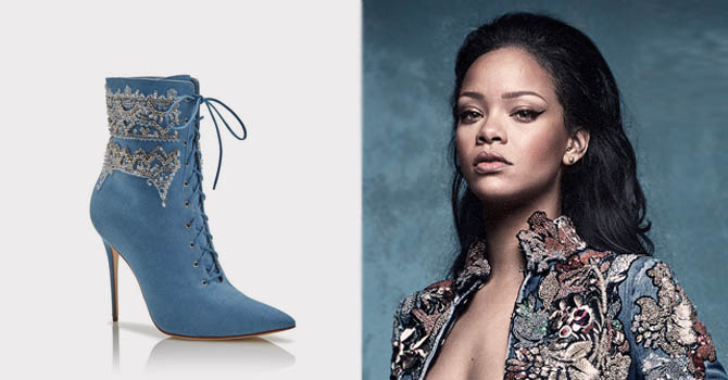 خط أحذية ريهانا الجديد يعكس شخصيتها