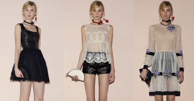 أسبوع نيويورك ربيع 2016 : ريد فالنتينو يستعير أزياء مارى أنطوانيت