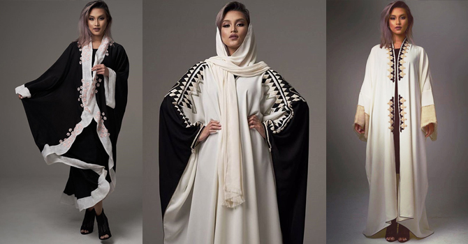 عبايات المونوكروم لمظهر أكثر أناقة من كردان 2016
