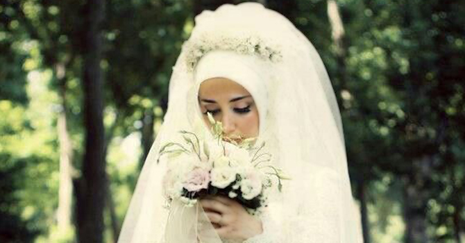 نصائح  هامة لاختيار طرحة الزفاف للمحجبات