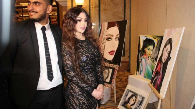 هيفاء وهبي تقطع تصوير مسلسلها الرمضاني بسبب معرض صورها