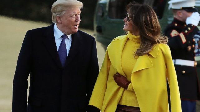 ميلانيا ترامب تُحرج زوجها والسبب عارضة أزياء