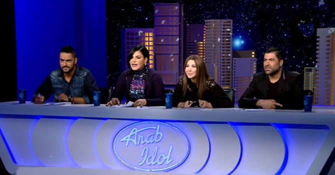ذكرى وحكيم في الحلقة الأولى من Arab Idol