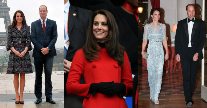 إطلالات ناجحة للدوقة كيت ميدلتون في باريس