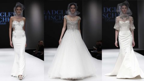 فساتين زفاف بادجلي ميشكا خريف 2015 بسحر هوليوود القديمة