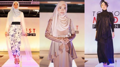 أول عرض أزياء للمحجبات في طوكيو 2016
