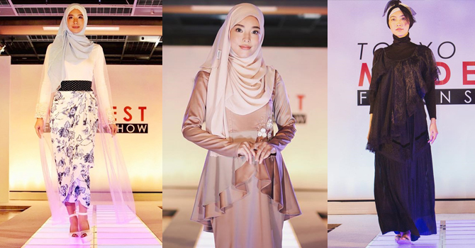 أول عرض أزياء للمحجبات في طوكيو 2016