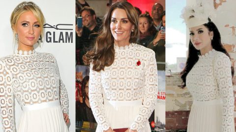 كيت ميدلتون تنافس نجمات الشرق والغرب بفستان زفاف