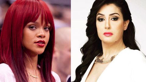 الشعر الأحمر يحول غادة عبد الرازق إلى ريهانا
