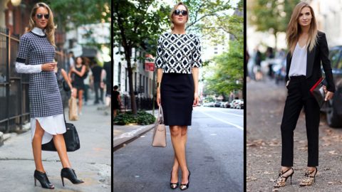 صيحة المونوكروم ربيع 2015 للمرأة العاملة