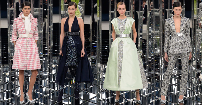 امرأة شانيل الكلاسيكية هوت كوتور ربيع 2017 في رحلة للمستقبل