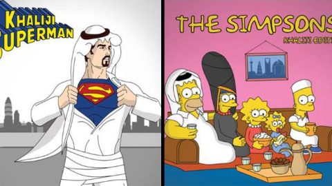 شخصيات كرتونية خليجية النكهة بأناميل عربية