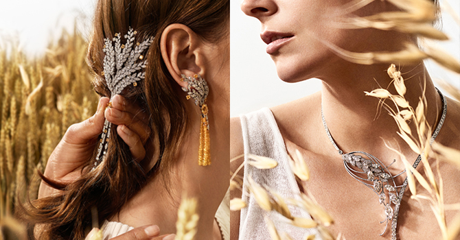 سنابل القمح تتوج مجوهرات شانيل الفخمة
