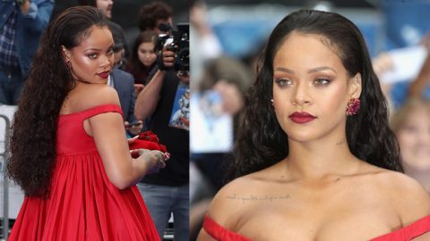 إطلالة ريهانا الحمراء بين الأخفاق والأثارة !