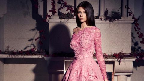 فساتين طارق سنو خريف 2014 لإطلالة ملكية