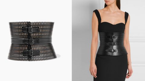 واكبي صيحة أحزمة الخصر العريضة شتاء 2017 من عز الدين عليّا