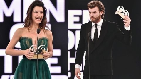 كيفانش تاتيلتوغ وبيرين سات نجوم حفل توزيع جوائز GQ